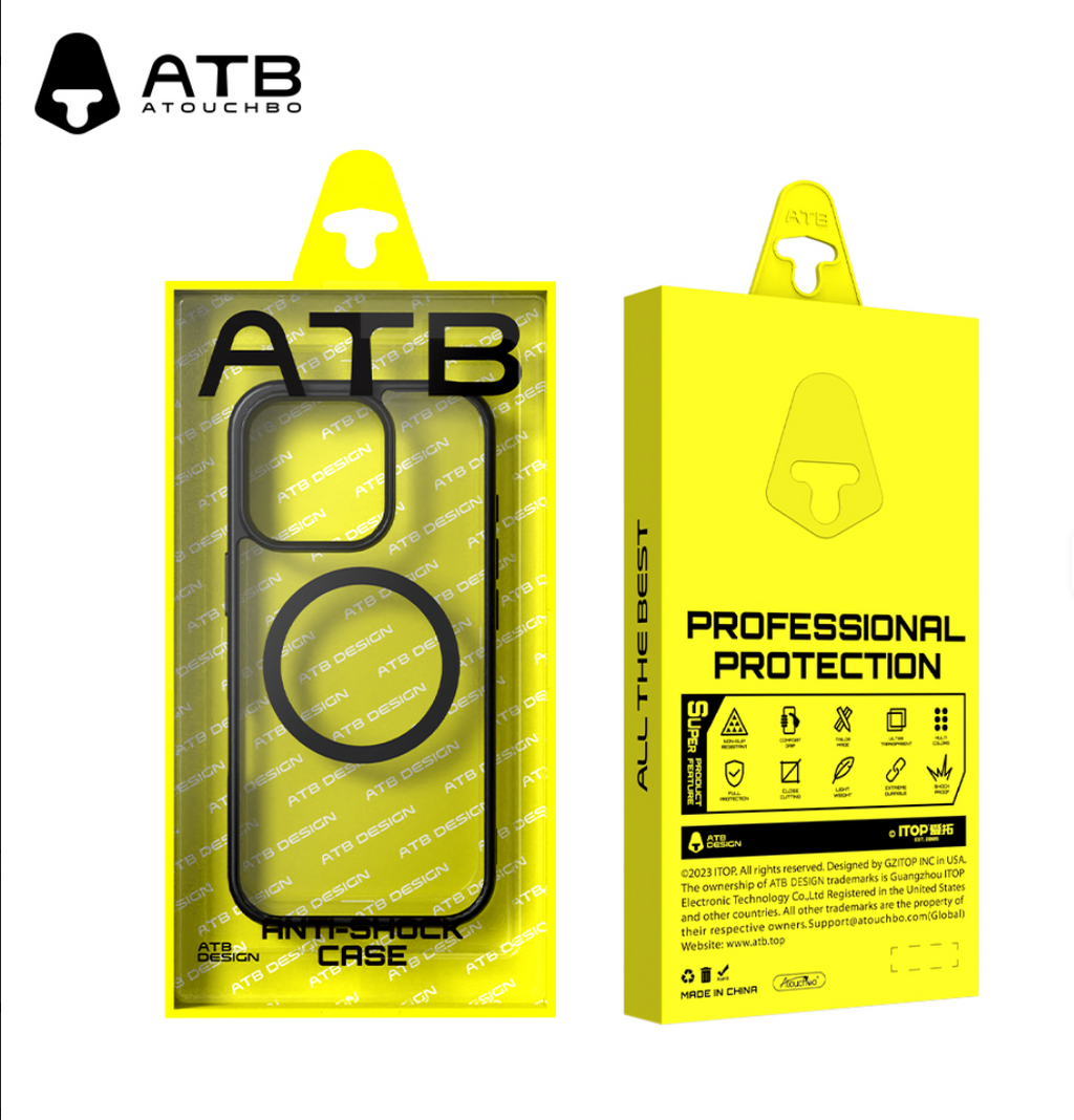 ATB Anti-Shock Magnetic Phone Case for iPhone – Durable, Waterproof & Stylish Protection